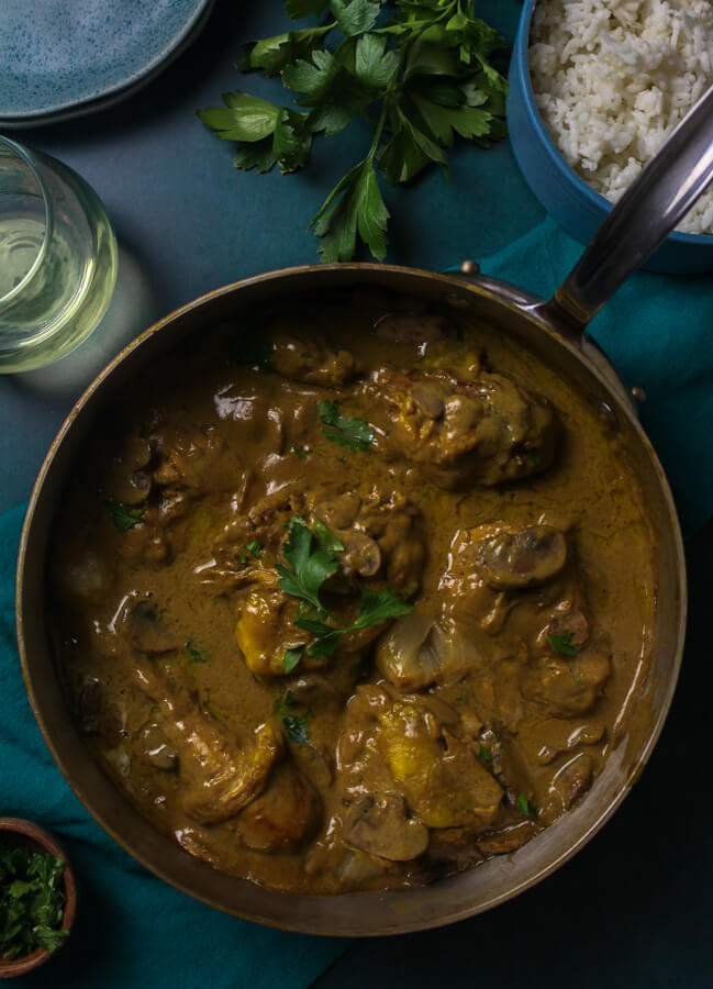 Julia Child Fricasse de Poulet a l'Indienne